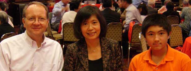 Robert, Diana, and Daniel Heffley